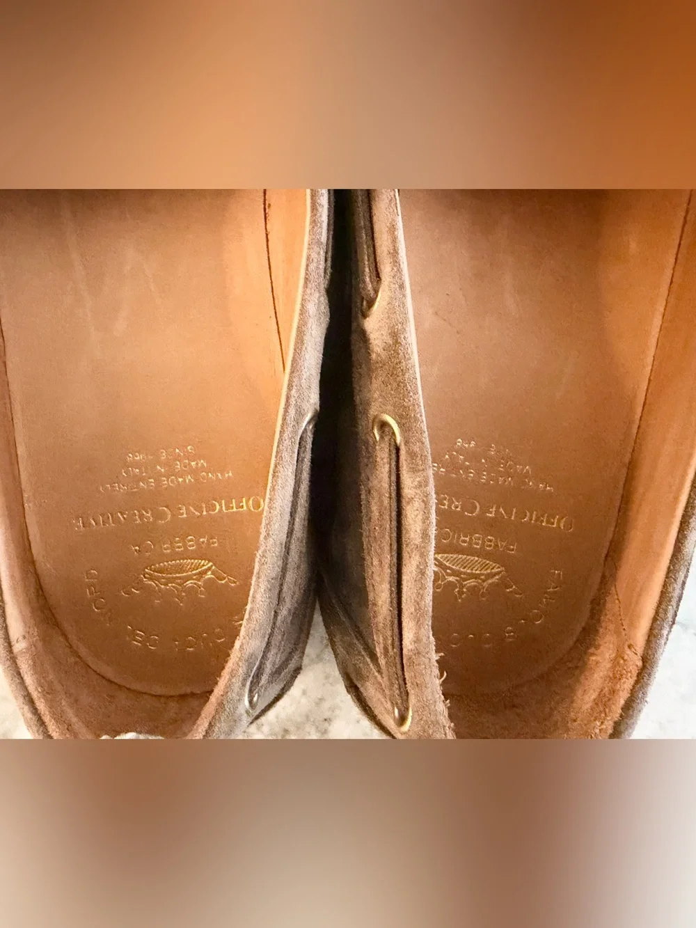 OFFICINE CREATIVE BROWN SUEDE BOAT SHOES 11 US /44  $740 MOCCASINS FLATS Bally